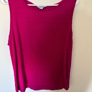 Women's Pink Sleeveless Top Size 1X